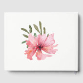 Pink Poppies Weddenschap Gastenboek (Achterkant)