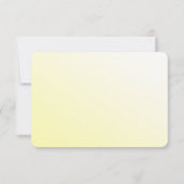 Pink Poppies Wedding Response Kaart (Achterkant)