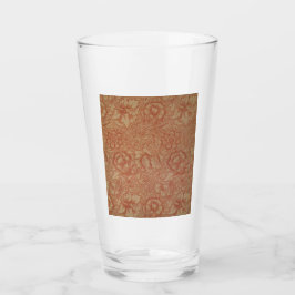 Pink Poppy (door William Morris) ( Patroon) Glas