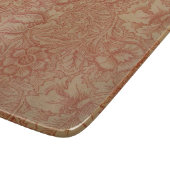 Pink Poppy (door William Morris) ( Patroon) Snijplank (Hoek)