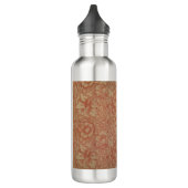 Pink Poppy (door William Morris) ( Patroon) Waterfles (Links)