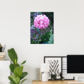Pink Poppy Poppies Spring Flower Floral Garden Poster (Thuiskantoor)