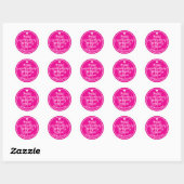 Pink Poshmark Dank u Ronde Sticker (Vel)