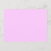 Pink Posy - Baby Girl Aankondigingskaart (Achterkant)