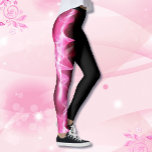 Pink Power Lightning Strike Lint Borstkanker Leggings<br><div class="desc">Leggings Pink Power Lightning Strike Lint Borstkankerbewustzijn</div>