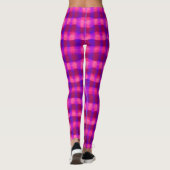 Pink Power Plaid Leggings (Achterkant)