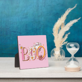 Pink & Preppy Halloween Fotoplaat