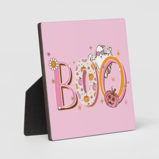 Pink & Preppy Halloween Fotoplaat (Voorkant)