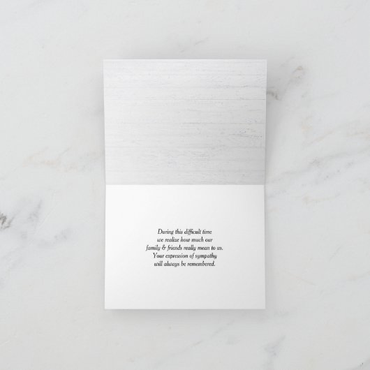 Pink Primrose Bloedvat Sympathie Dank u Bedankkaart (Binnen)