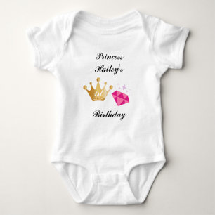 Pink Princess 1st Birthday Party T-Shirt