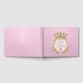 Pink Princess Baby shower Gastenboek GEPERSONALISE (Volledig)