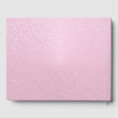 Pink Princess Baby shower Gastenboek GEPERSONALISE (Achterkant)