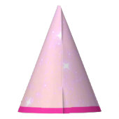 Pink Princess Birthday Party Hat Feesthoedjes (Achterkant)