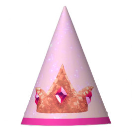 Pink Princess Birthday Party Hat Feesthoedjes