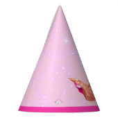 Pink Princess Birthday Party Hat Feesthoedjes (Links)