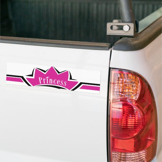 Pink Princess Bumpersticker (Op Truck)