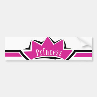 Pink Princess Bumpersticker