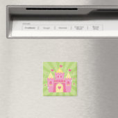 Pink Princess Castle Magneet (Insitu (Vaatwasser))