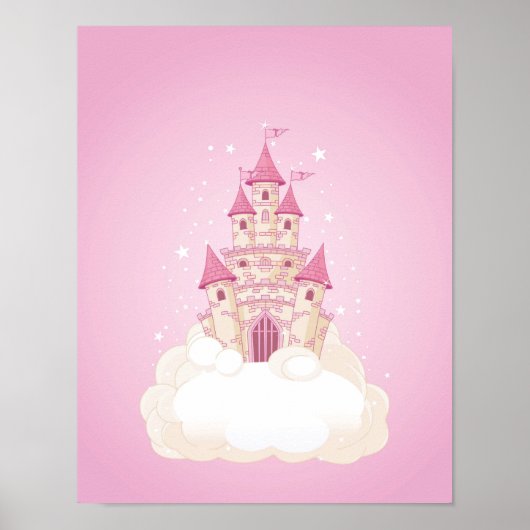 Pink Princess Castle Poster (Voorkant)