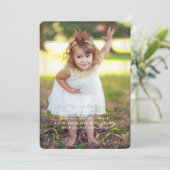 Pink Princess Confetti Birthday Uitnodiging (Staand voorkant)