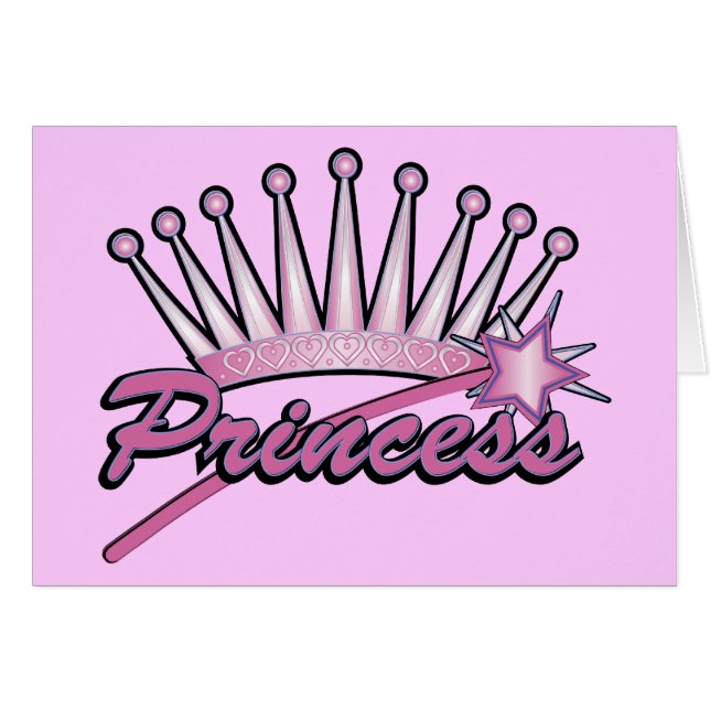 Pink Princess Crown (Voorkant Horizontaal)