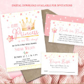 Pink Princess Crown Baby shower