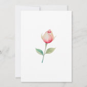 Pink Princess Crown Baby shower Kaart (Achterkant)