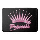 Pink Princess Crown Badmat (Voorkant)