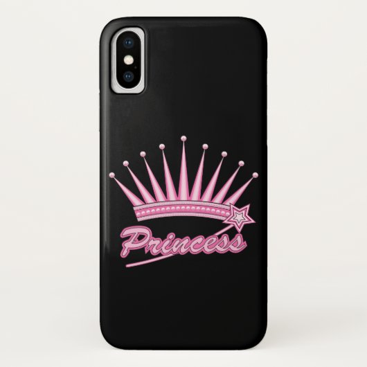 Pink Princess Crown Case-Mate iPhone Case (Achterkant)