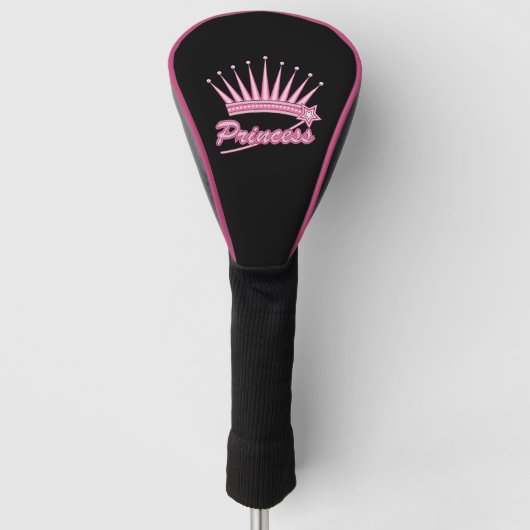 Pink Princess Crown Golfheadcover (Voorkant)