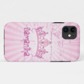Pink Princess Crown Mate ID™ iPhone 5 Hoesje (Achterkant (horizontaal))