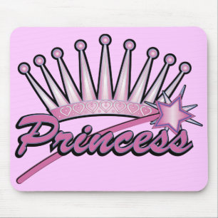 Pink Princess Crown Muismat