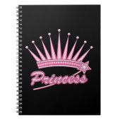 Pink Princess Crown Notitieboek (Voorkant)