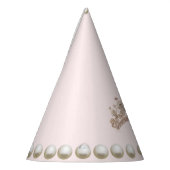 Pink Princess Crown Party Pet Feesthoedjes (Links)