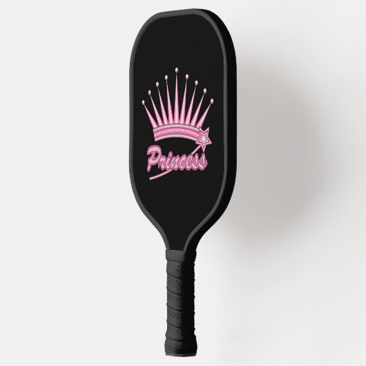 Pink Princess Crown Pickleball Paddle (Links)