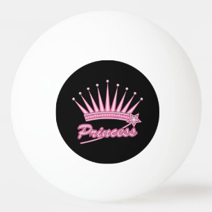 Pink Princess Crown Pingpongbal