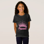 Pink Princess Crown T-shirt (Voorkant volledig)