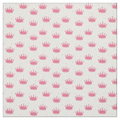 Pink Princess Crowns Stof (Swatch)
