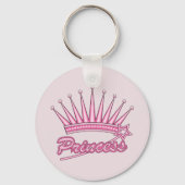 Pink Princess Crows Sleutelhanger (Voorkant)