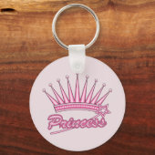 Pink Princess Crows Sleutelhanger (Voorkant)
