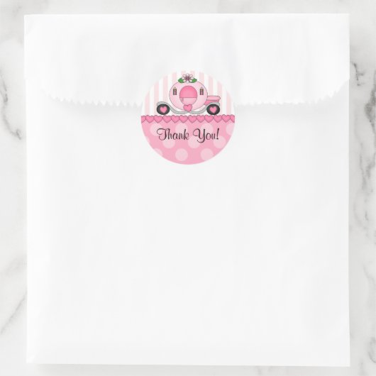 Pink Princess Dank u Sticker (Tas)