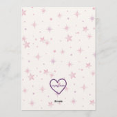 Pink Princess Doll, 2nd Birthday Kaart (Achterkant)