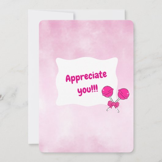 Pink Princess Duck –  jarig bestaan Kaart (Achterkant)