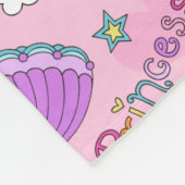 Pink Princess Fleece Blanket, medium Deken (Hoek)