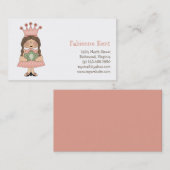 Pink Princess & Frog Visitekaartje (Voorkant / Achterkant)