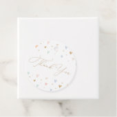 Pink Princess Girl Birthday Party Gift Labels (In situ)