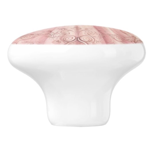 Pink Princess Girl's Girly Ceramic Knob Keramische Knop (Zijkant)
