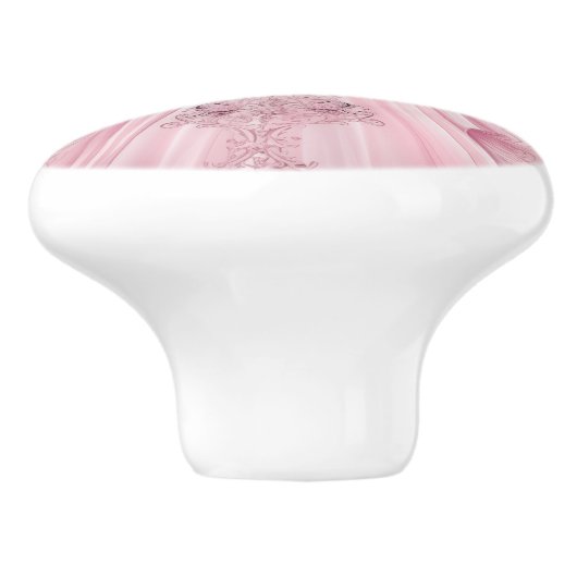 Pink Princess Girl's Girly Ceramic Knob Keramische Knop (Zijkant)