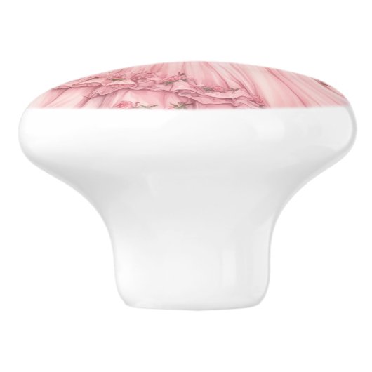 Pink Princess Girl's Girly Ceramic Knob Keramische Knop (Zijkant)