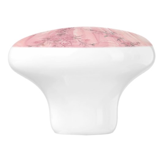 Pink Princess Girl's Girly Ceramic Knob Keramische Knop (Zijkant)